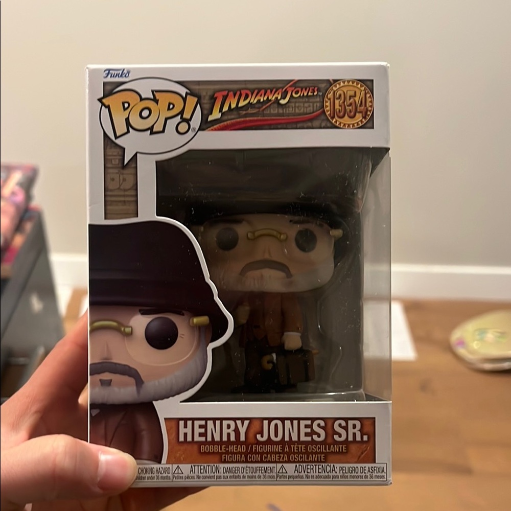 Funko Pop Indiana Jones Henry Jones Sr. Figure